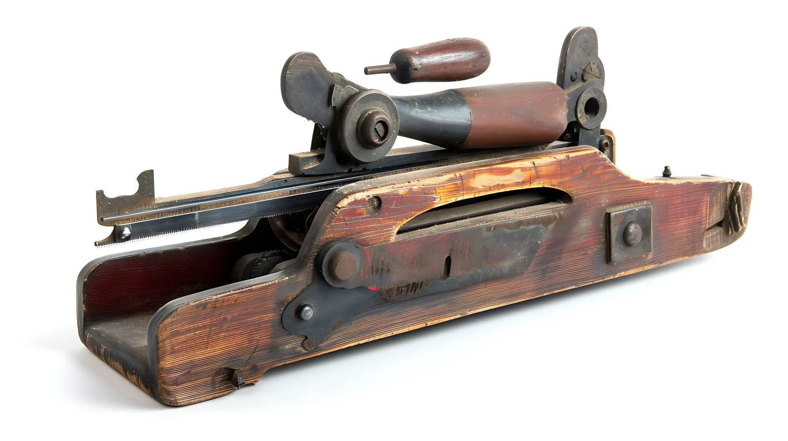Antique Wood Planer on White Background — free download from Dotvec