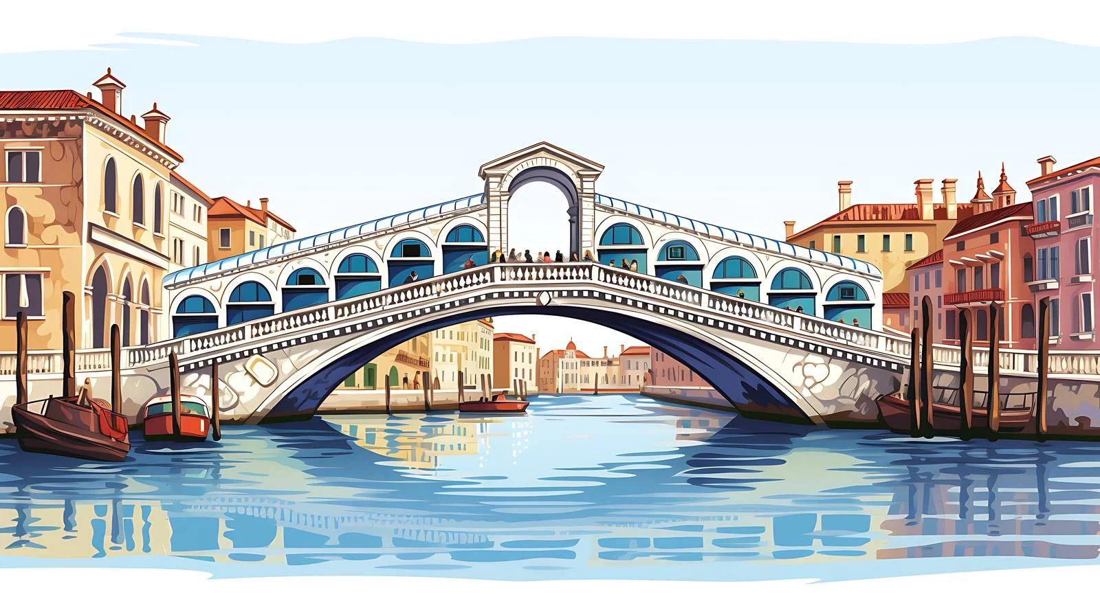 Rialto Bridge Venice Grand Canal — free download from Dotvec