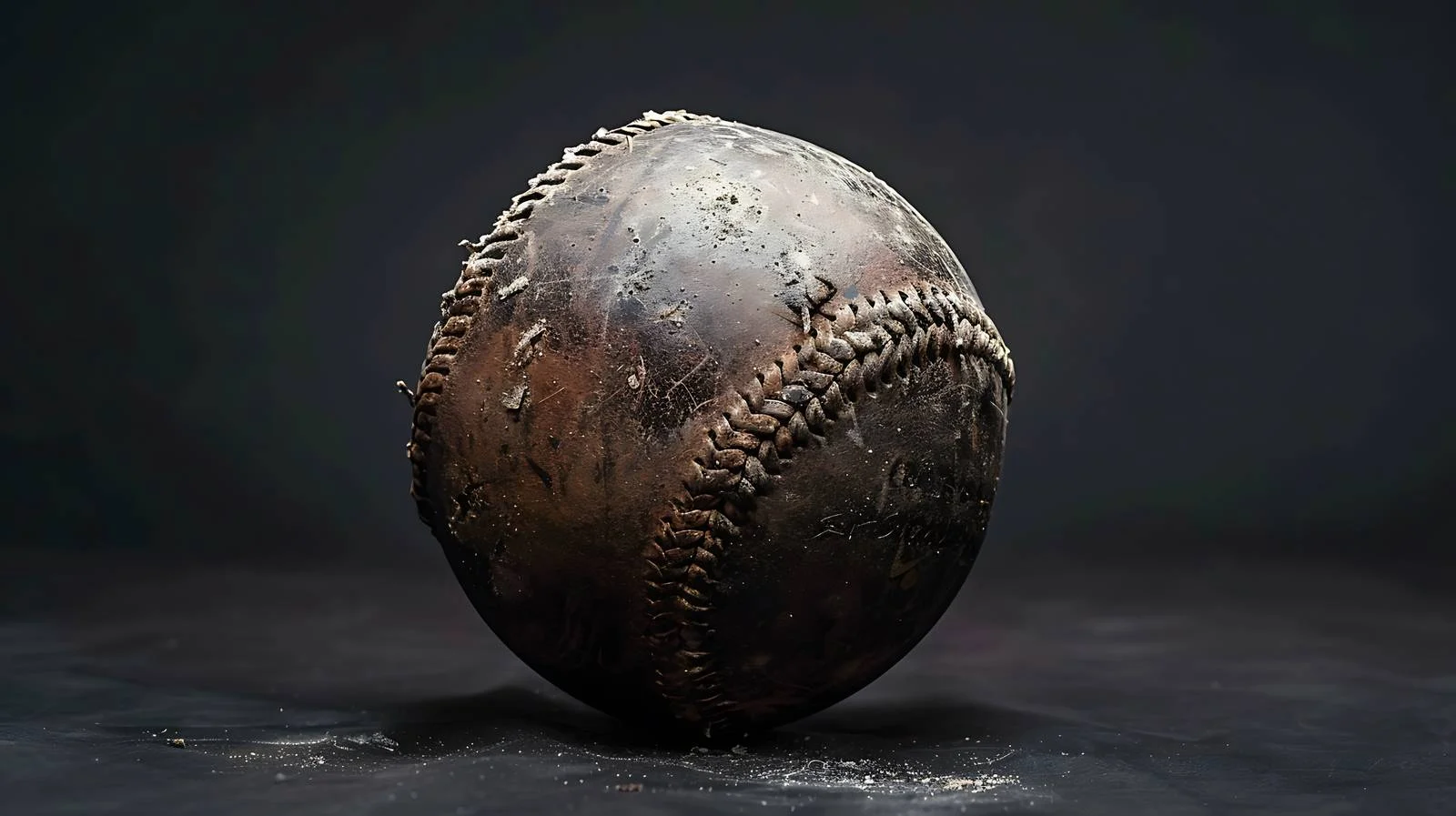 Vintage Baseball in Dramatic Lighting — free download from Dotvec