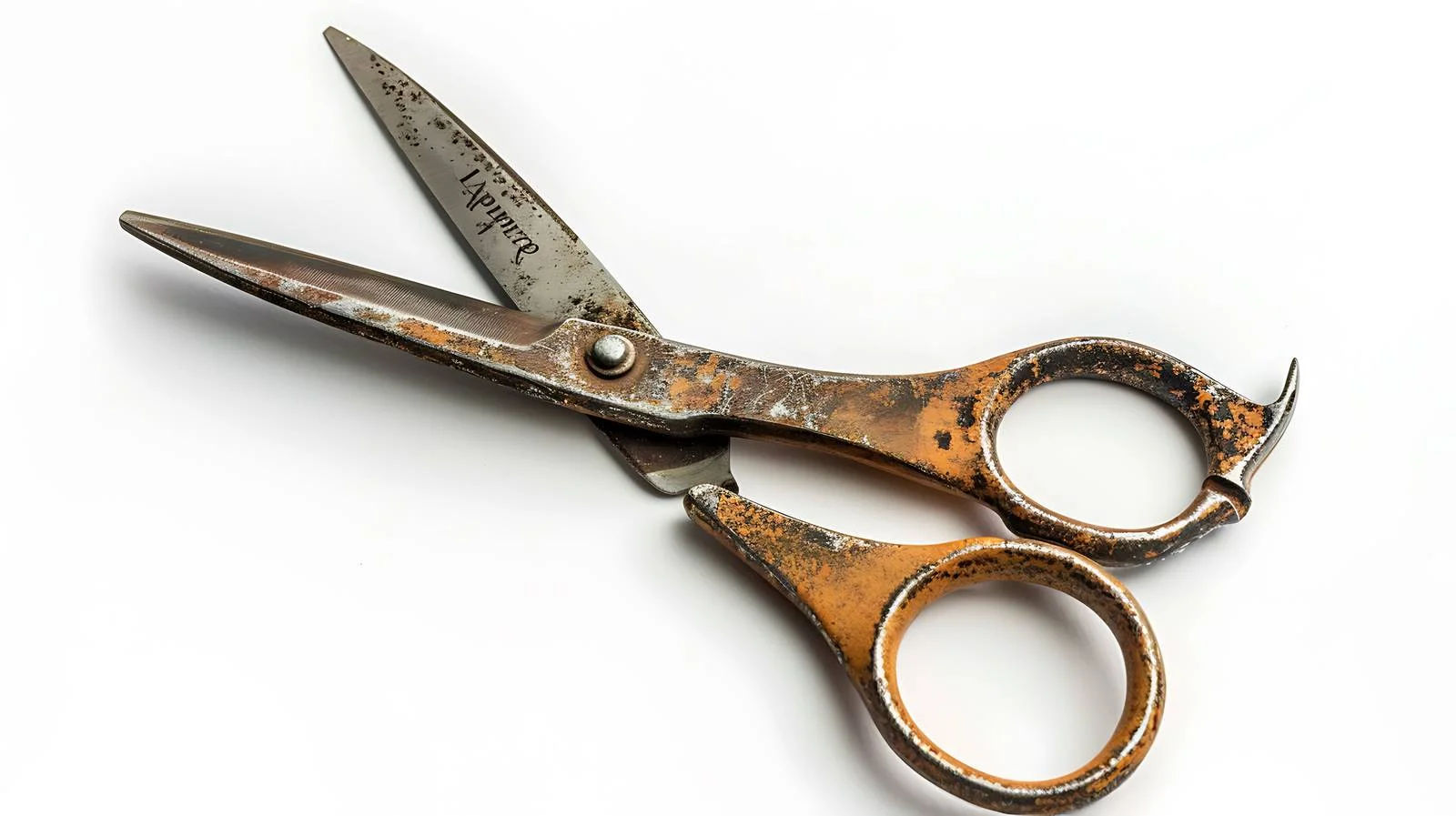 Vintage scissors cutting dense fabric on white background free images image from Dotvec