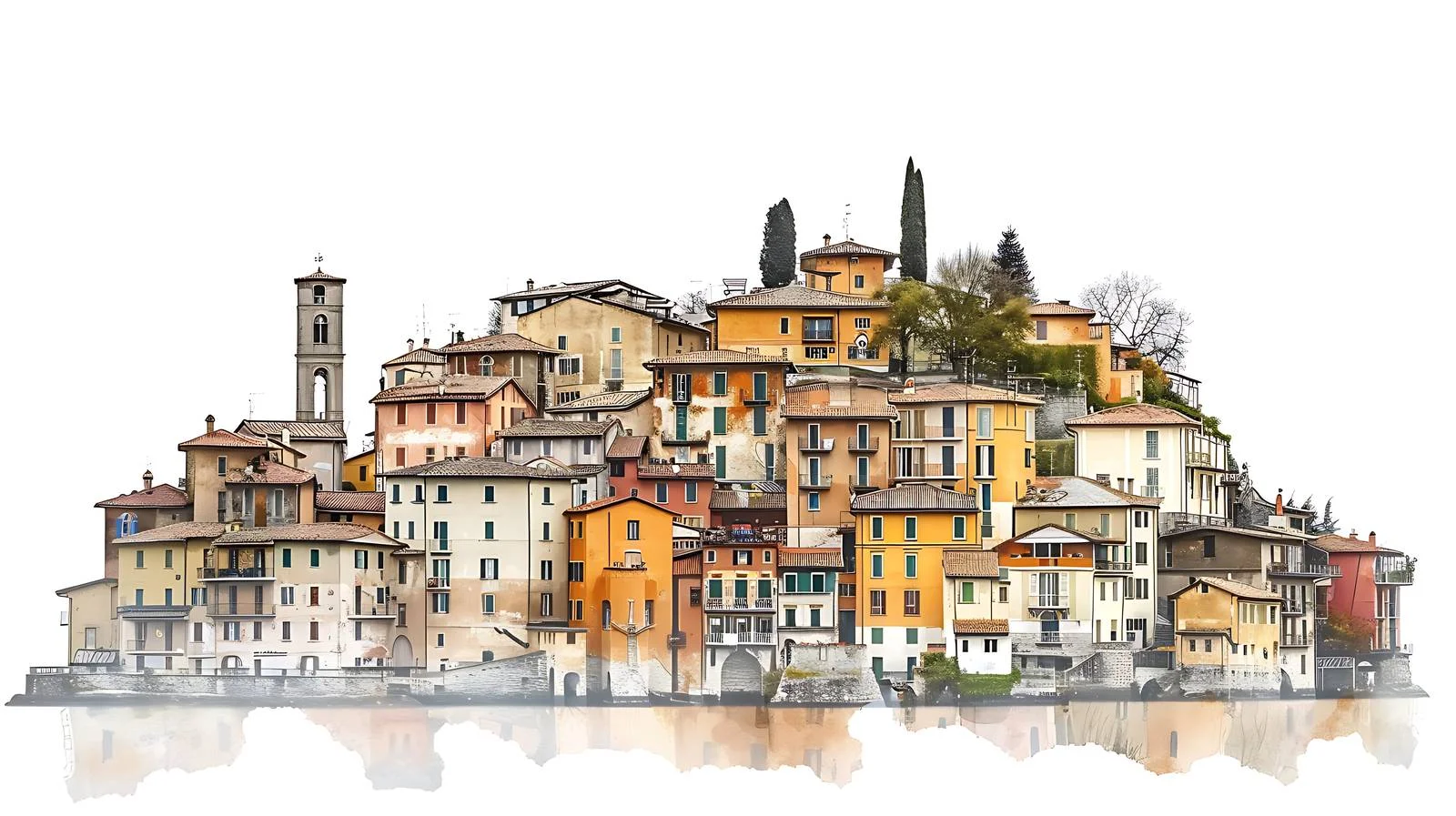 Charming Mergozzo Village Italy Historic Architecture — free download from Dotvec