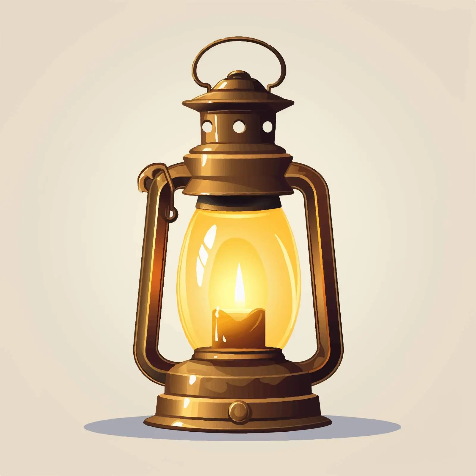 Vintage Hanging Lantern Metal Glass Lamp — free download from Dotvec