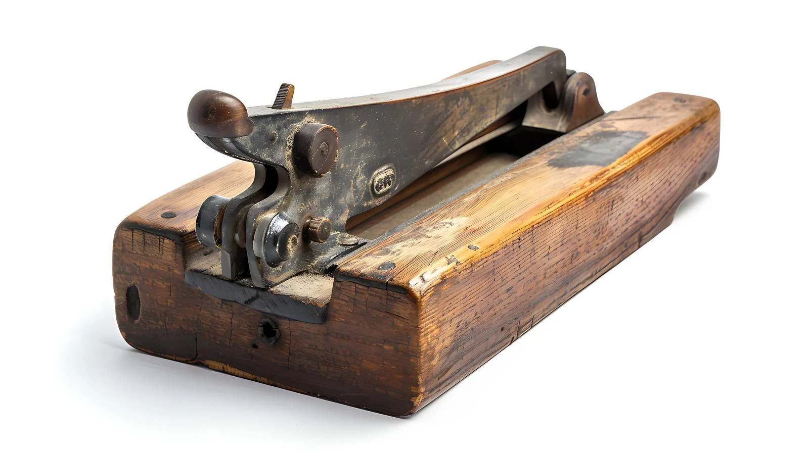 Antique wooden planer for wood crafting — free download from Dotvec