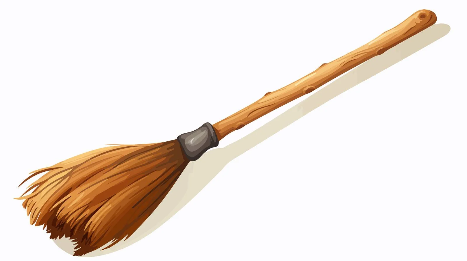 Vintage Cartoon Broom — free download from Dotvec