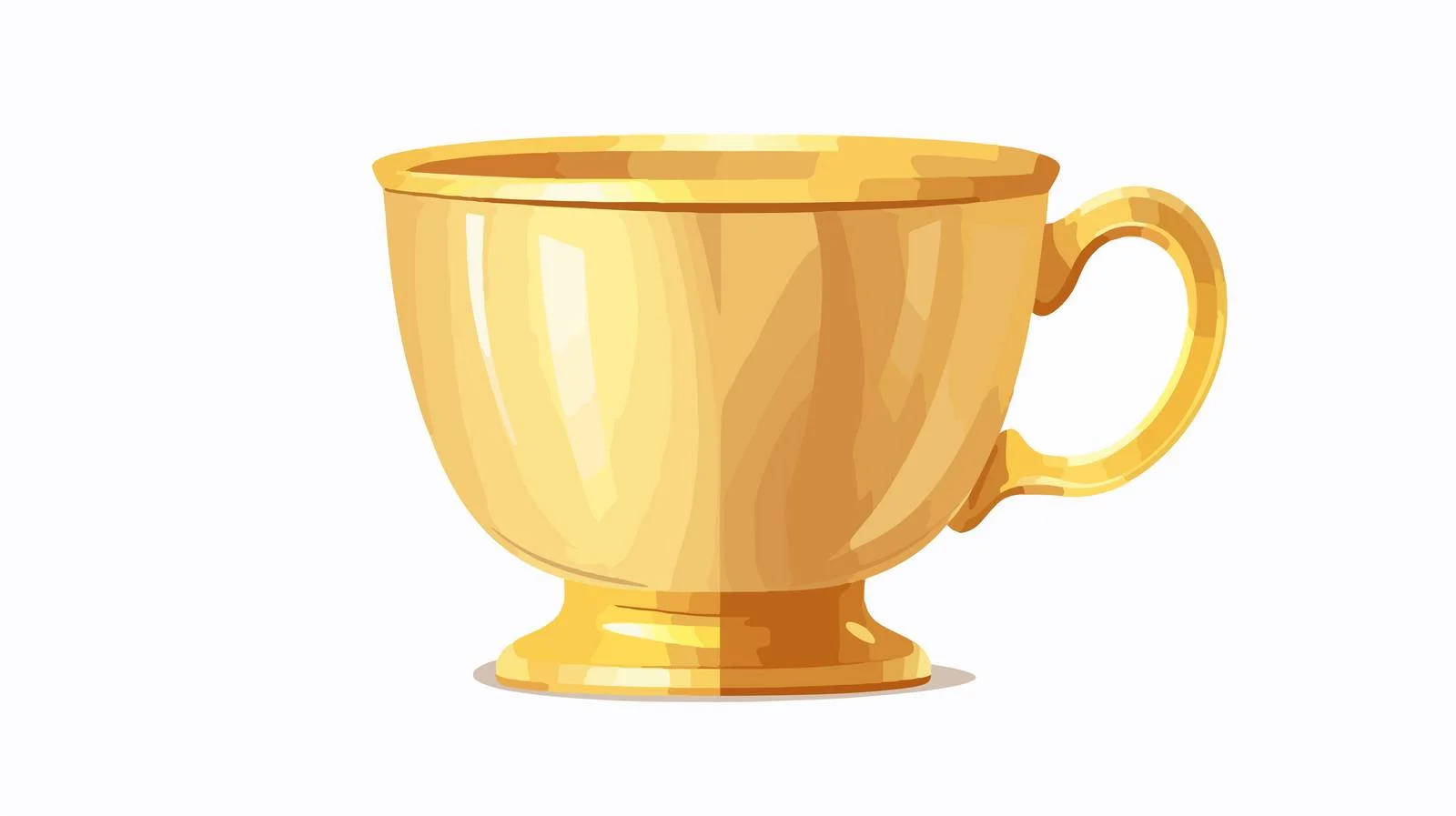 Vintage Cup Flat Cartoon Design — free download from Dotvec