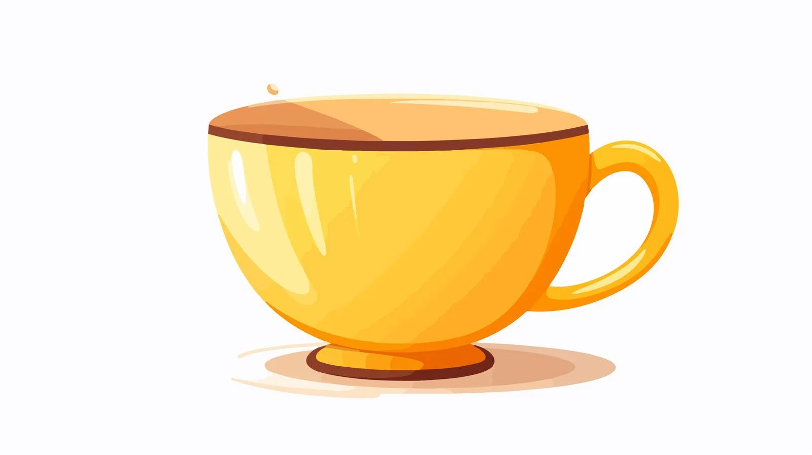 Vintage Cup Cartoon Illustration — free download from Dotvec