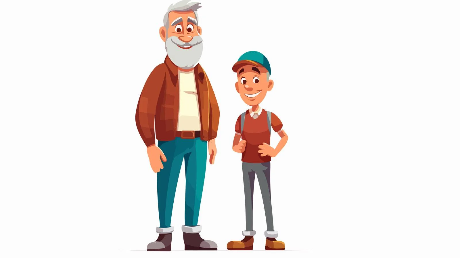 Family Generations Smiling Together — free download from Dotvec