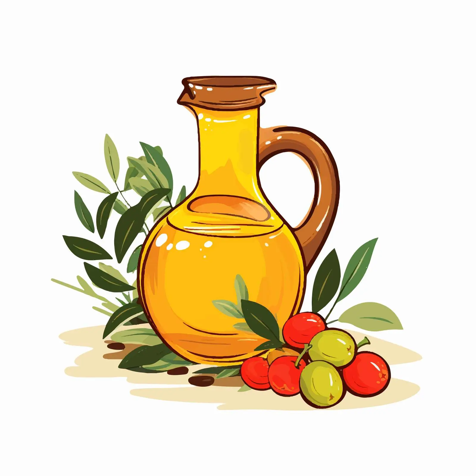 Olive Oil and Italian Fruit Composition — free download from Dotvec