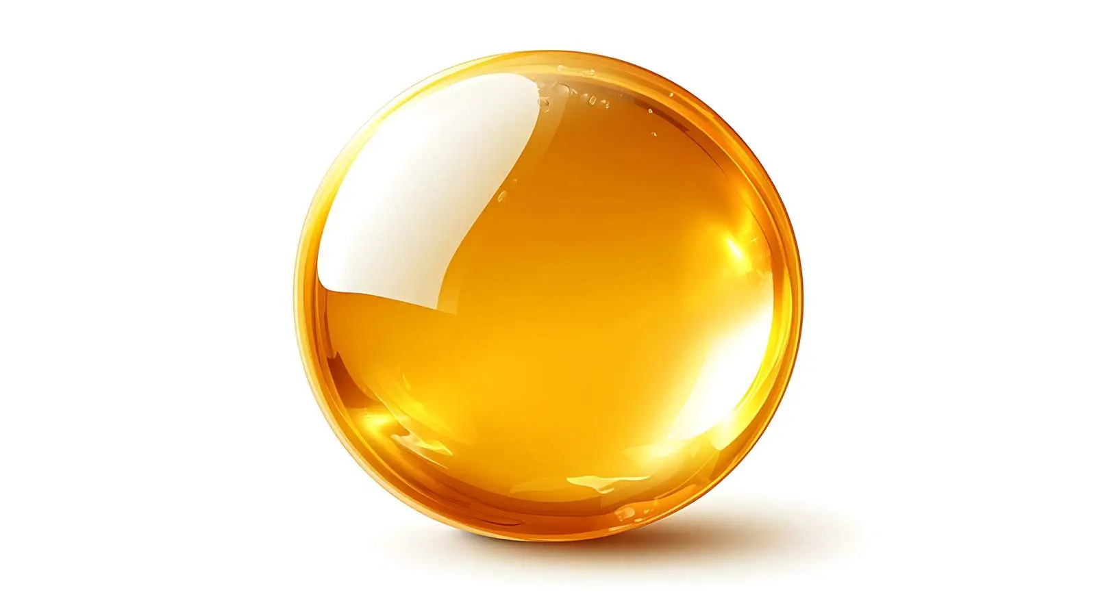 Realistic Omega-3 Fat Droplet — free download from Dotvec