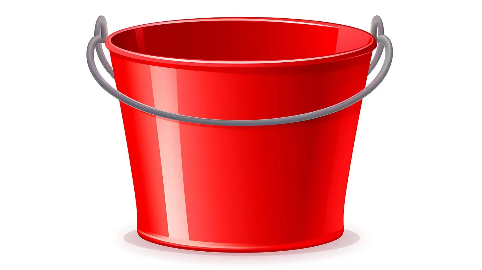 White Background Bucket Illustration — free download from Dotvec