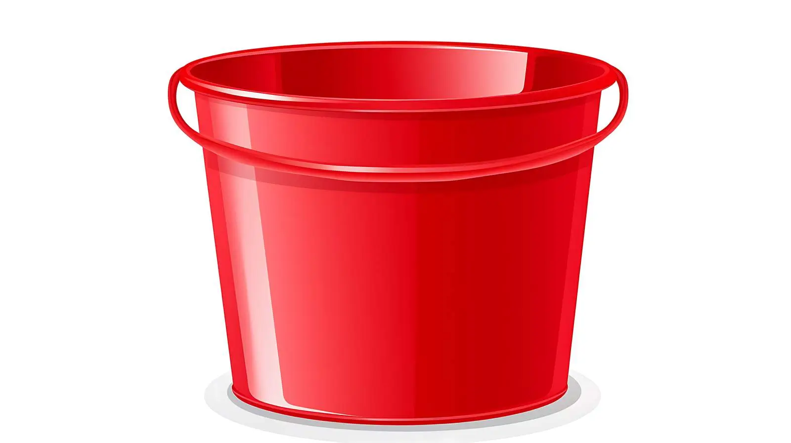 White Background Bucket Illustration — free download from Dotvec