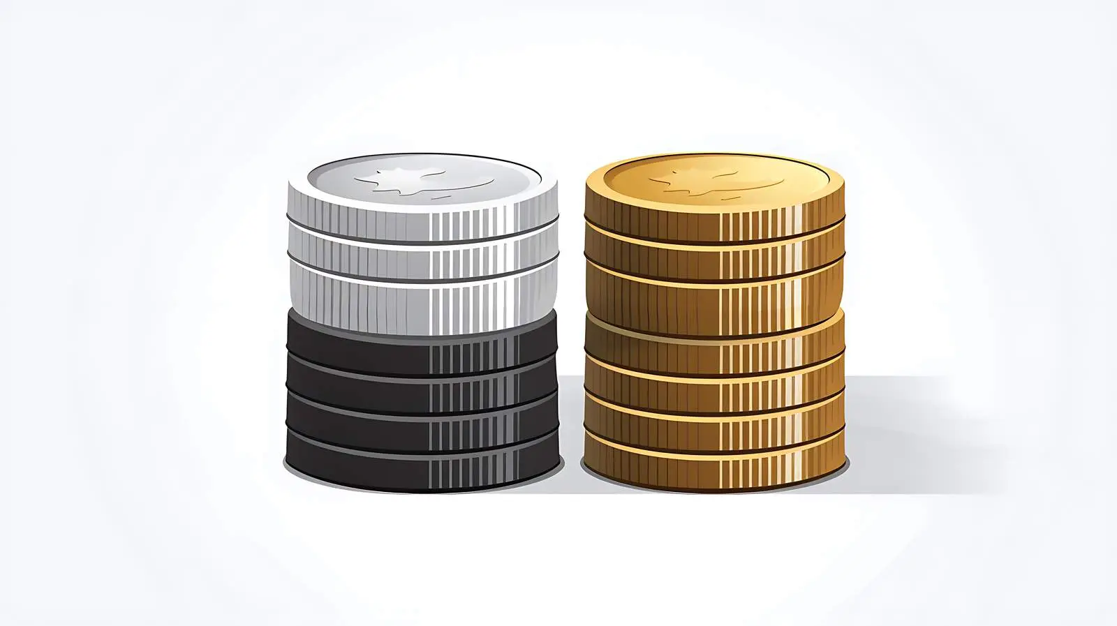 Euro Coin Stack Banking Icon — free download from Dotvec