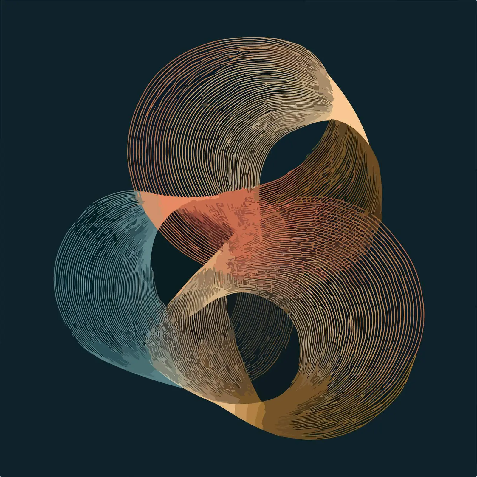 Abstract Spiral Artwork — free download from Dotvec