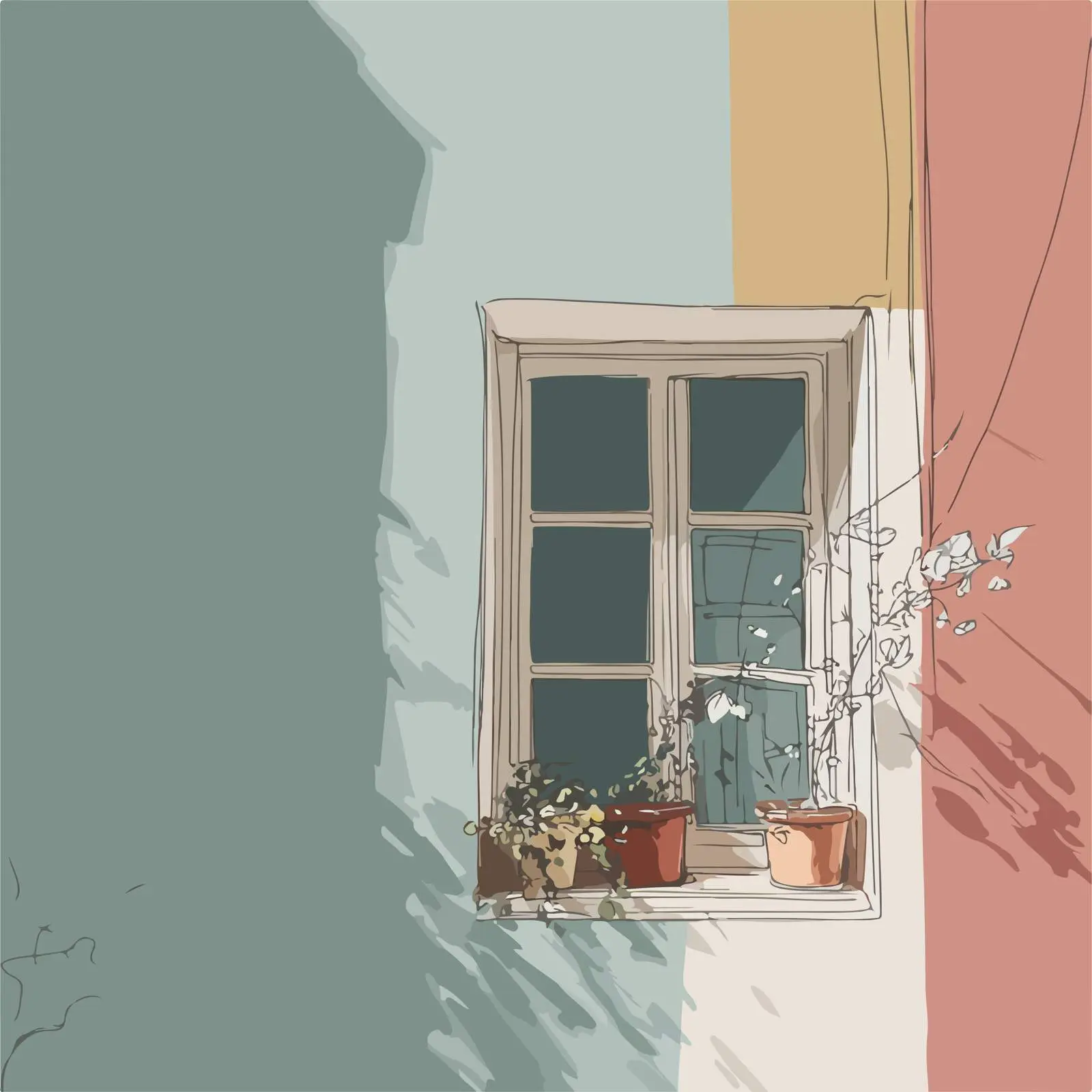 Minimalistic Window Art — free download from Dotvec