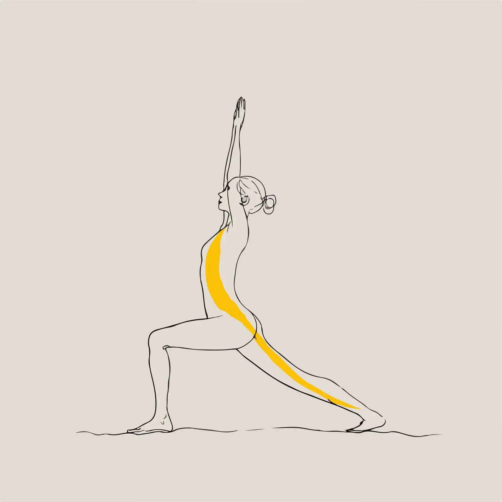 Minimalist Yoga Pose Artwork — free download from Dotvec
