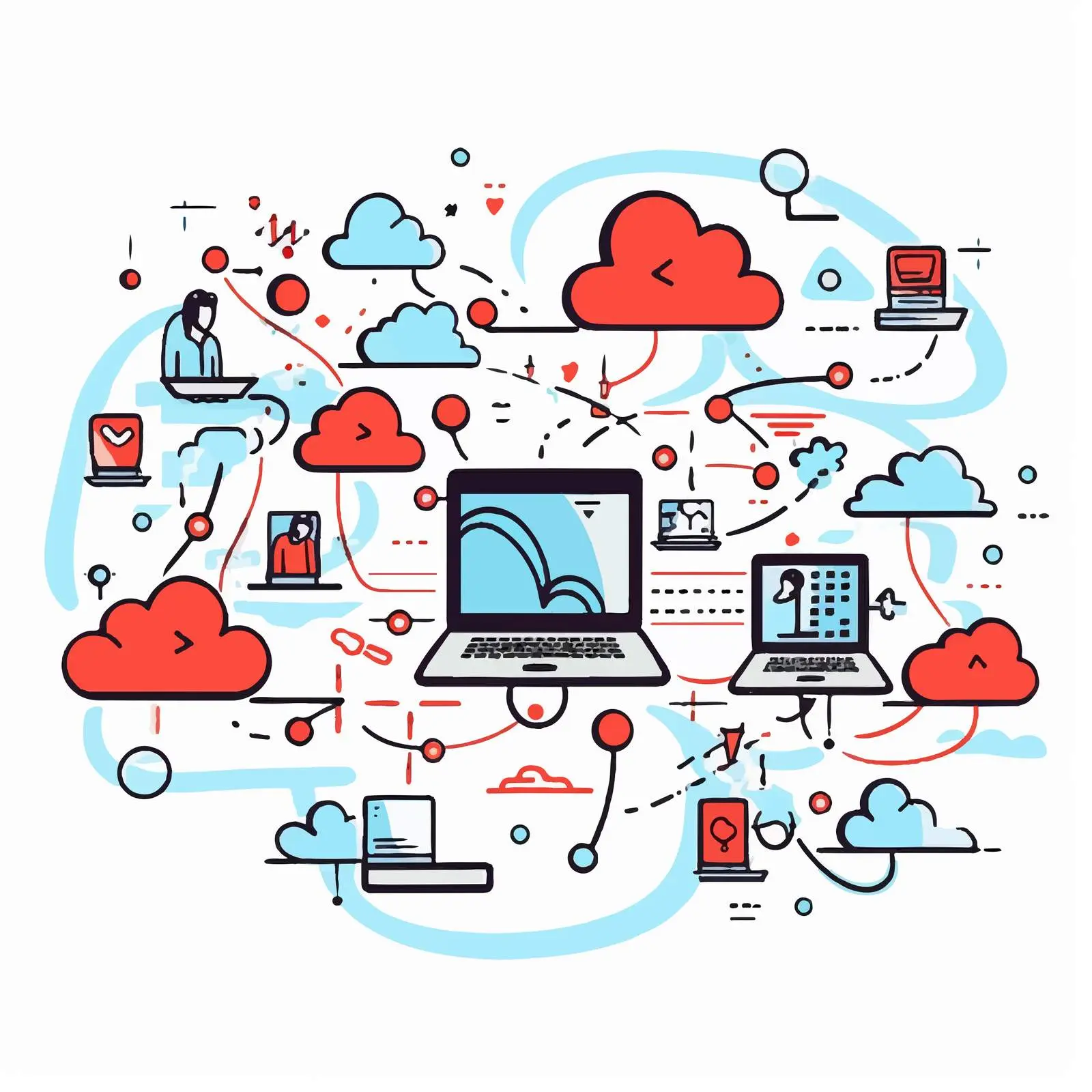 Online Data Transfer in Internet Communication — free download from Dotvec