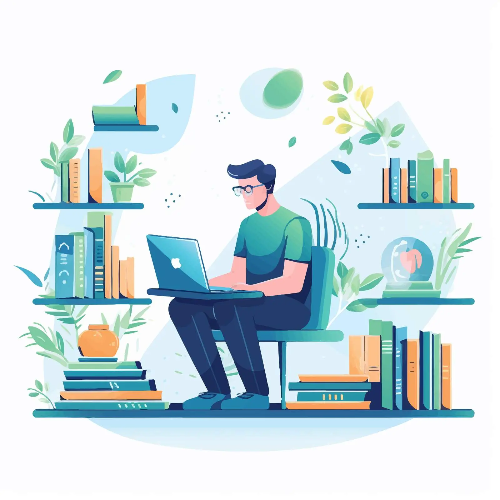 Digital Library with E-Books and Reader — free download from Dotvec