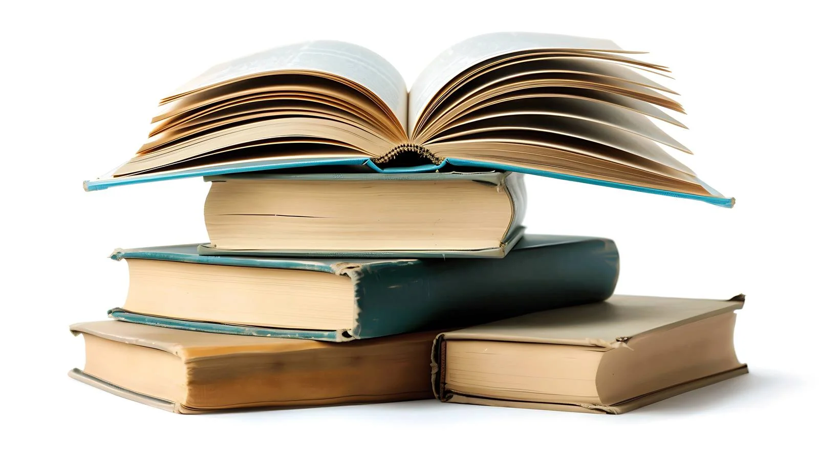 Educational Book Stack in Library Setting — free download from Dotvec