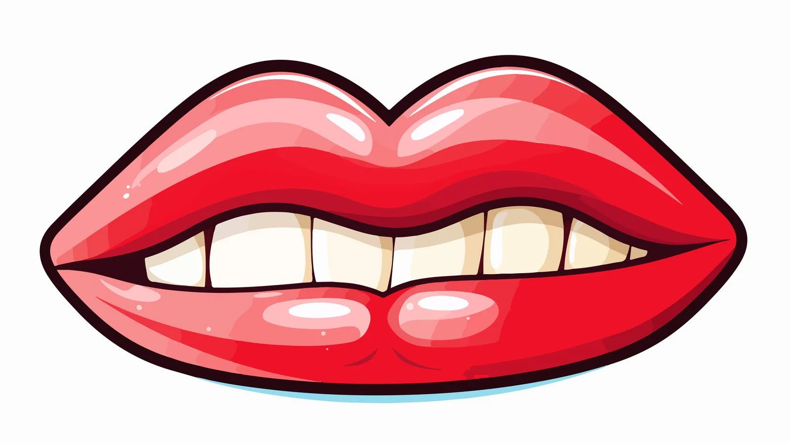 Open Mouth Cartoon Speech Bubble Symbol — free download from Dotvec