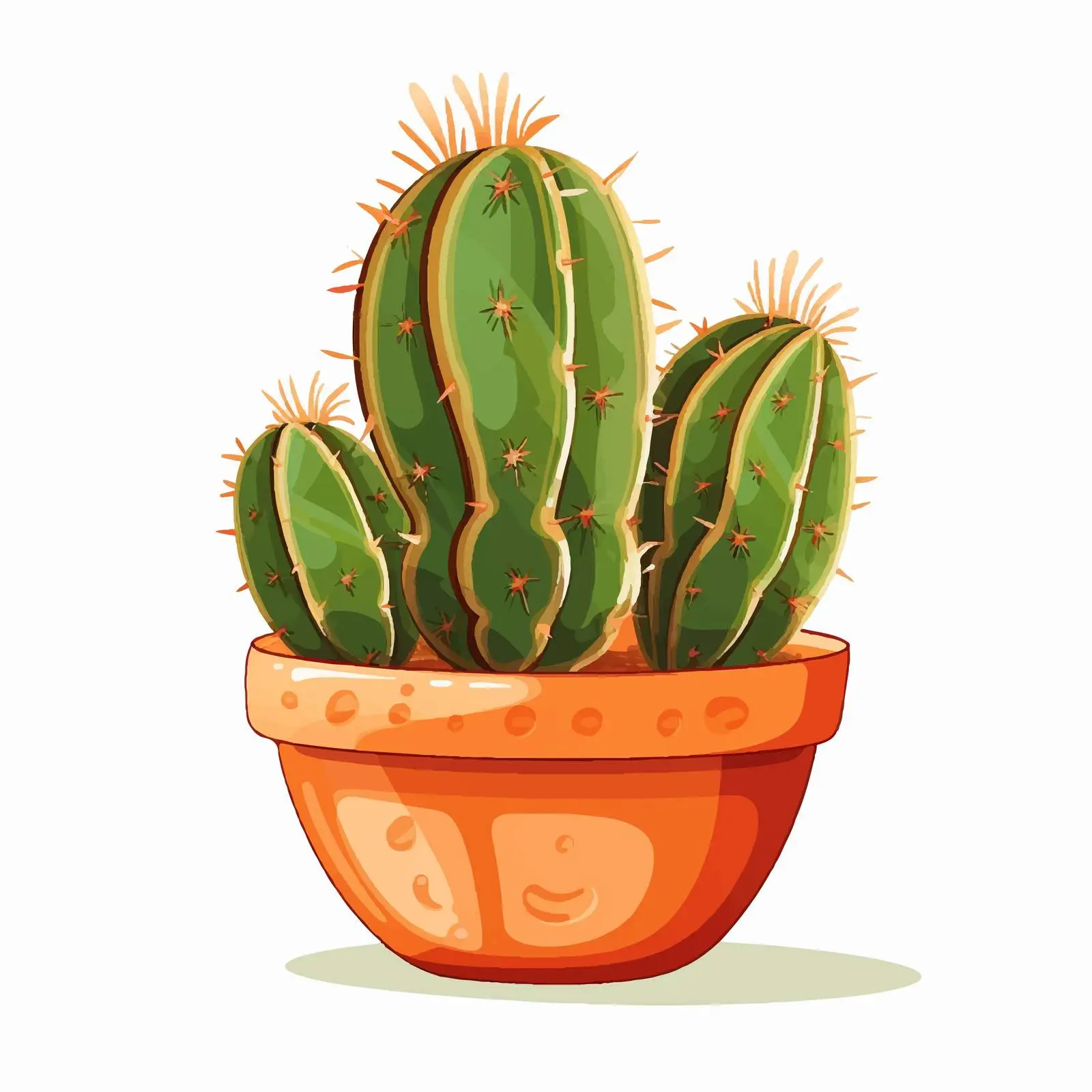 Potted Pear Cactus - Prickly House Plant – free prickly image from Dotvec