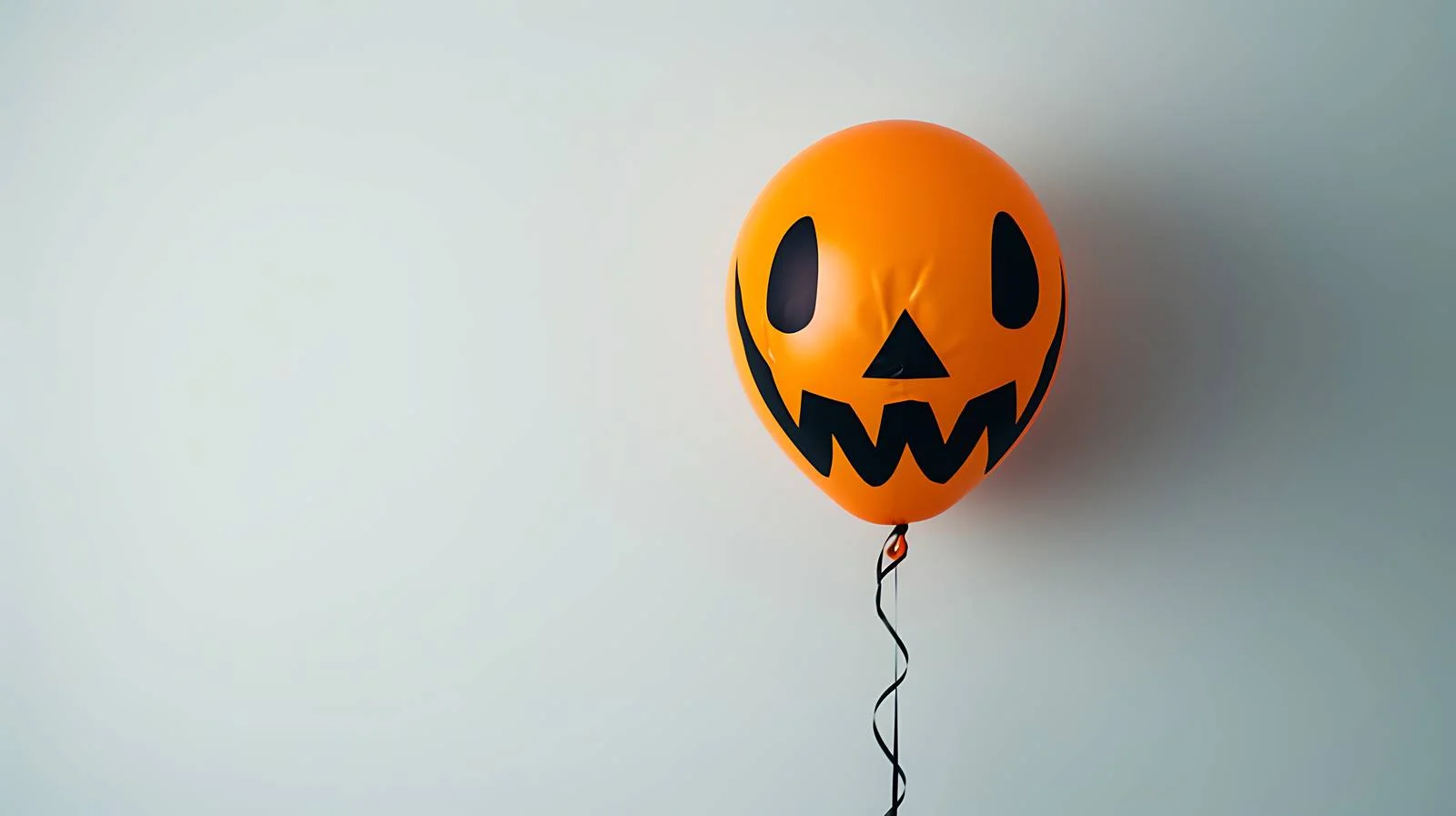 Orange Halloween Balloon on White Background — free download from Dotvec