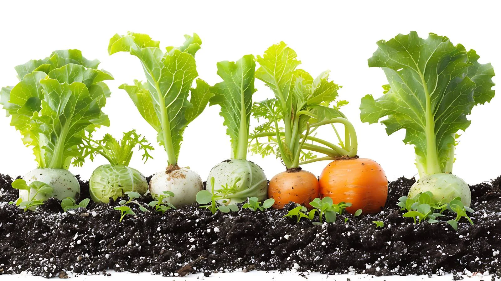 Organic Hydroponic Vegetables Growth — free download from Dotvec