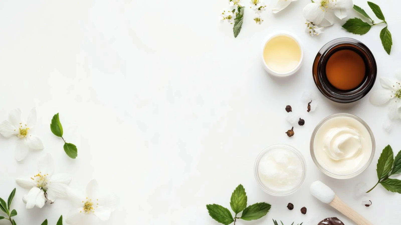 Natural Organic Skincare Product White Background — free download from Dotvec