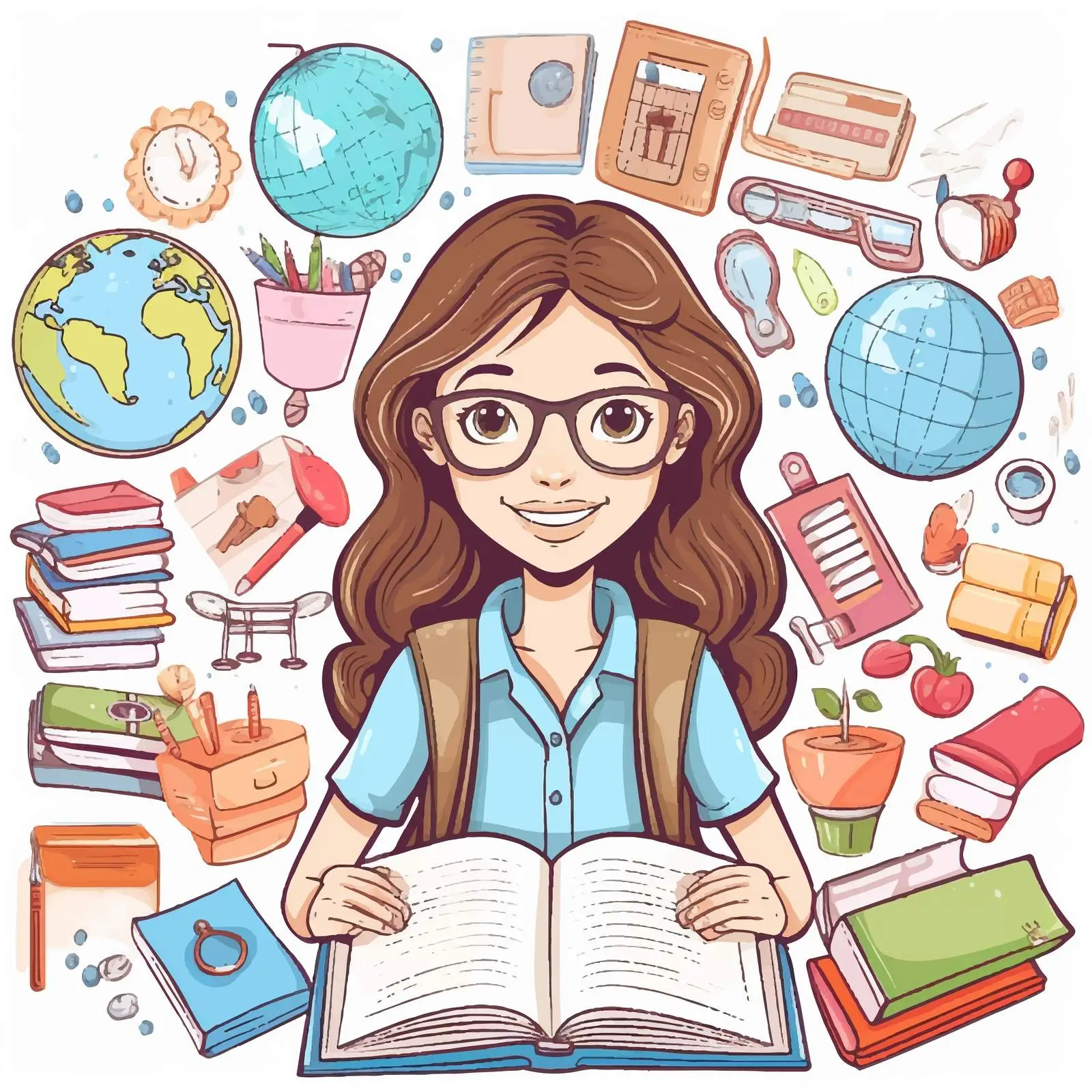 Student Lesson Planning Template Vector — free download from Dotvec