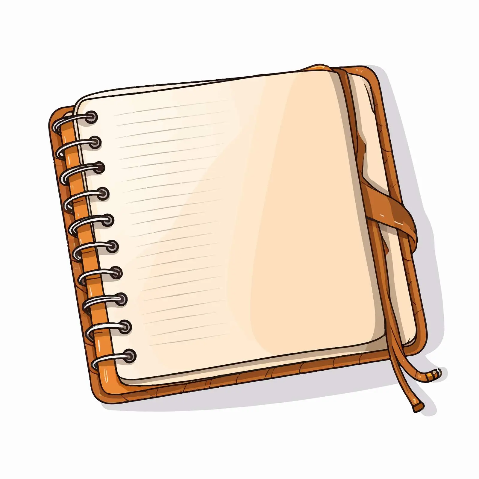 Business Planner Notebook with String Bookmark — free download from Dotvec