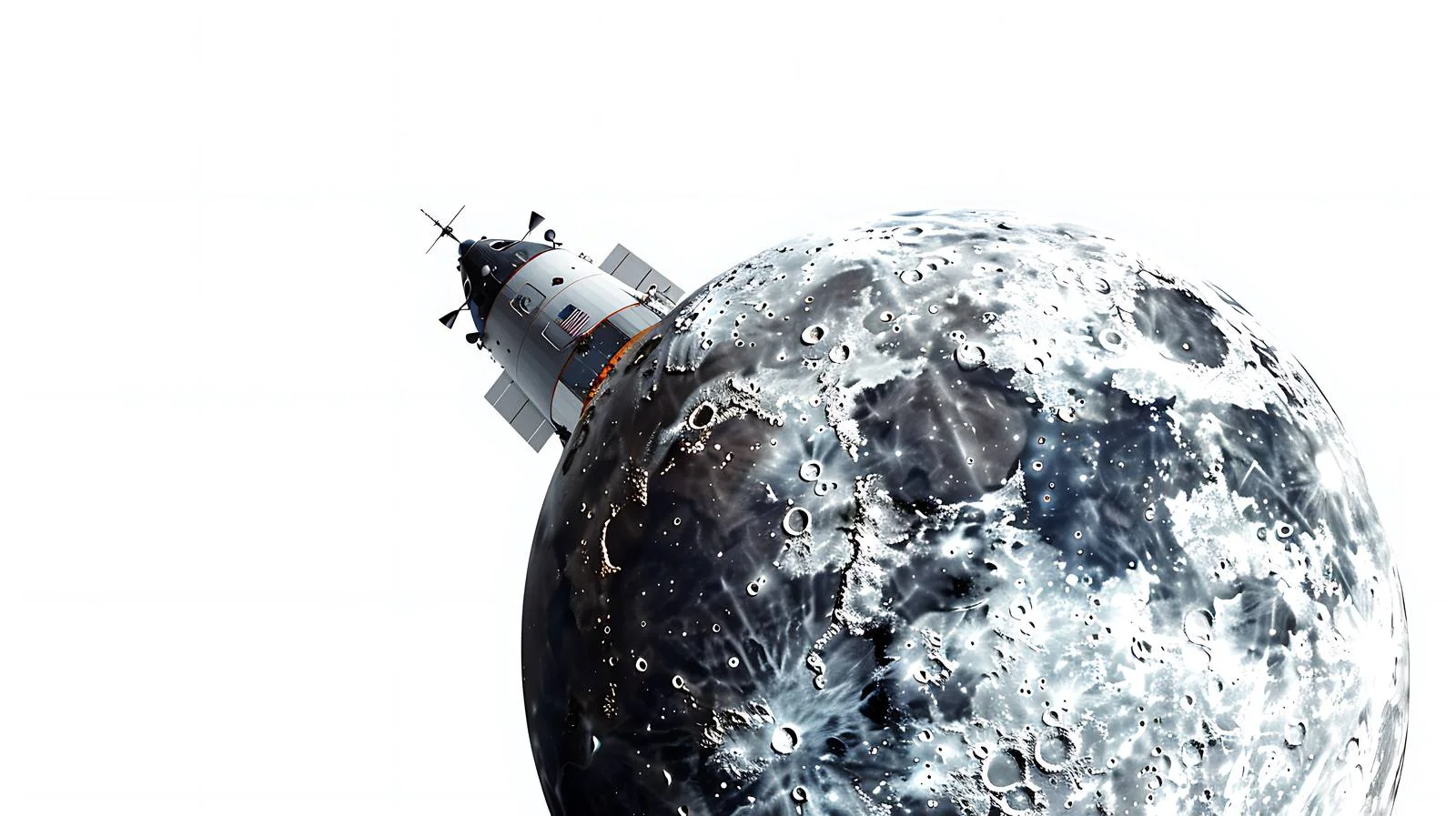 Exploring Moon: Orion Spacecraft — free download from Dotvec