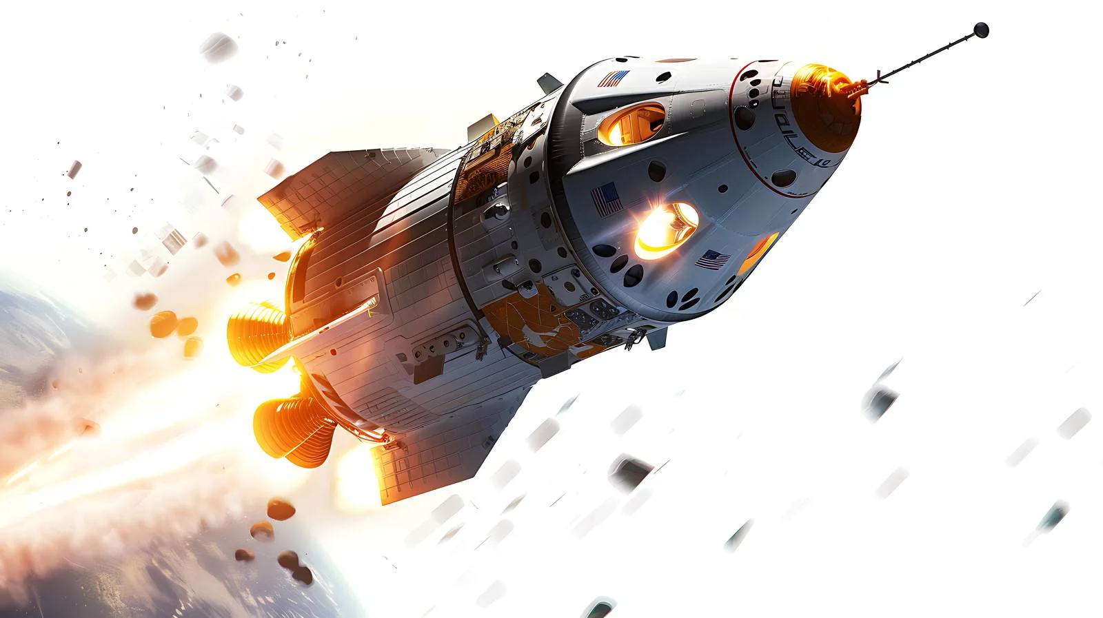 Orion Spacecraft Earth Mission Takeoff — free download from Dotvec