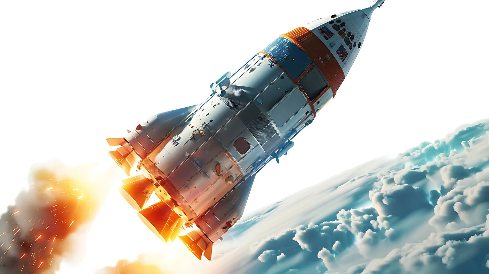 Orion Spacecraft Earth Mission Take-off — free download from Dotvec