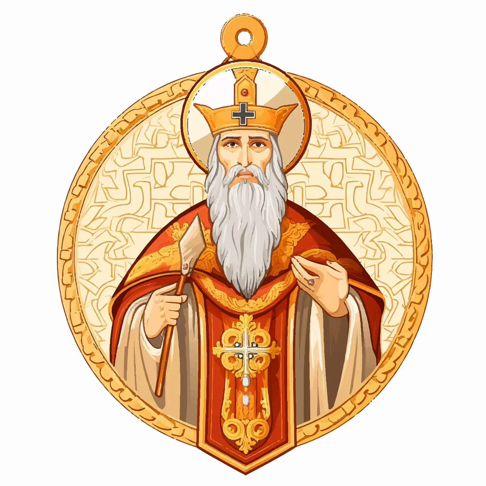 Orthodox Traditional Image of Basil of Caesarea — free download from Dotvec