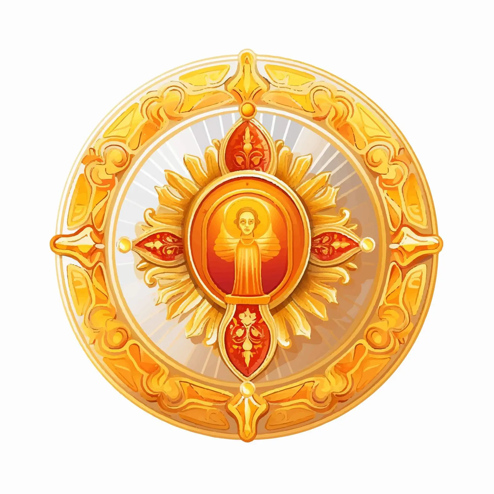 Traditional Orthodox Holy Communion Vector Image — free download from Dotvec