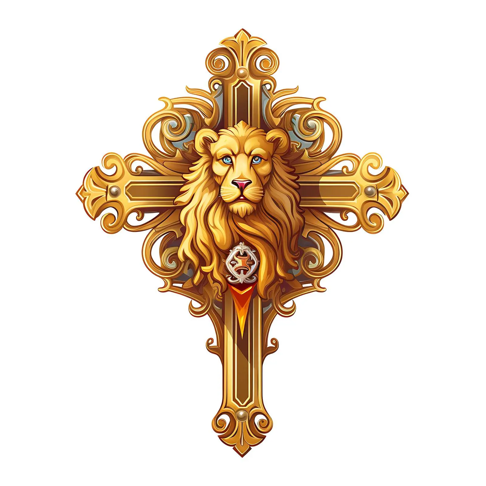 Orthodox Traditional Image of Leo Mark Apostles Symbol – free church image from Dotvec