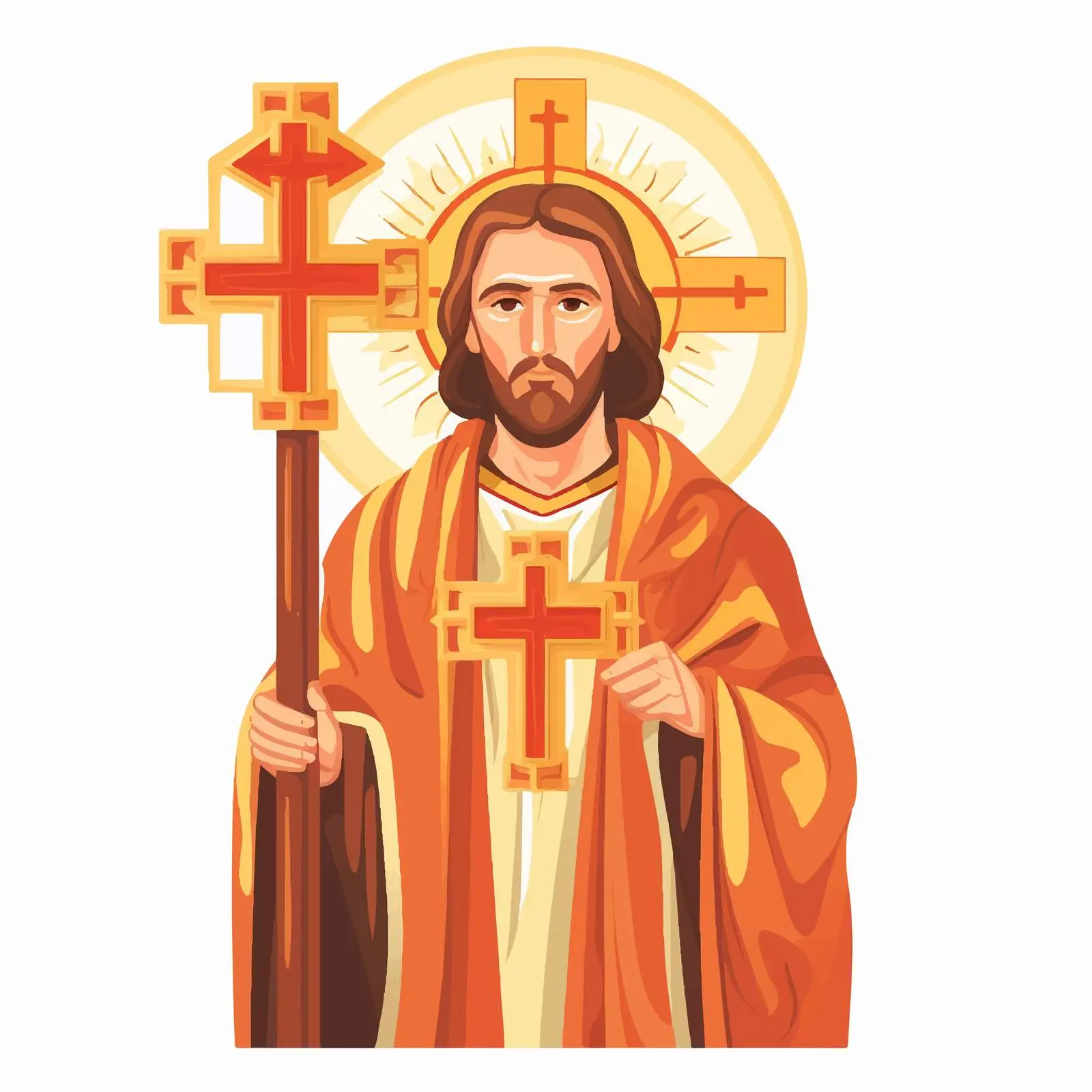 Traditional Orthodox Icon of Mark the Apostle — free download from Dotvec