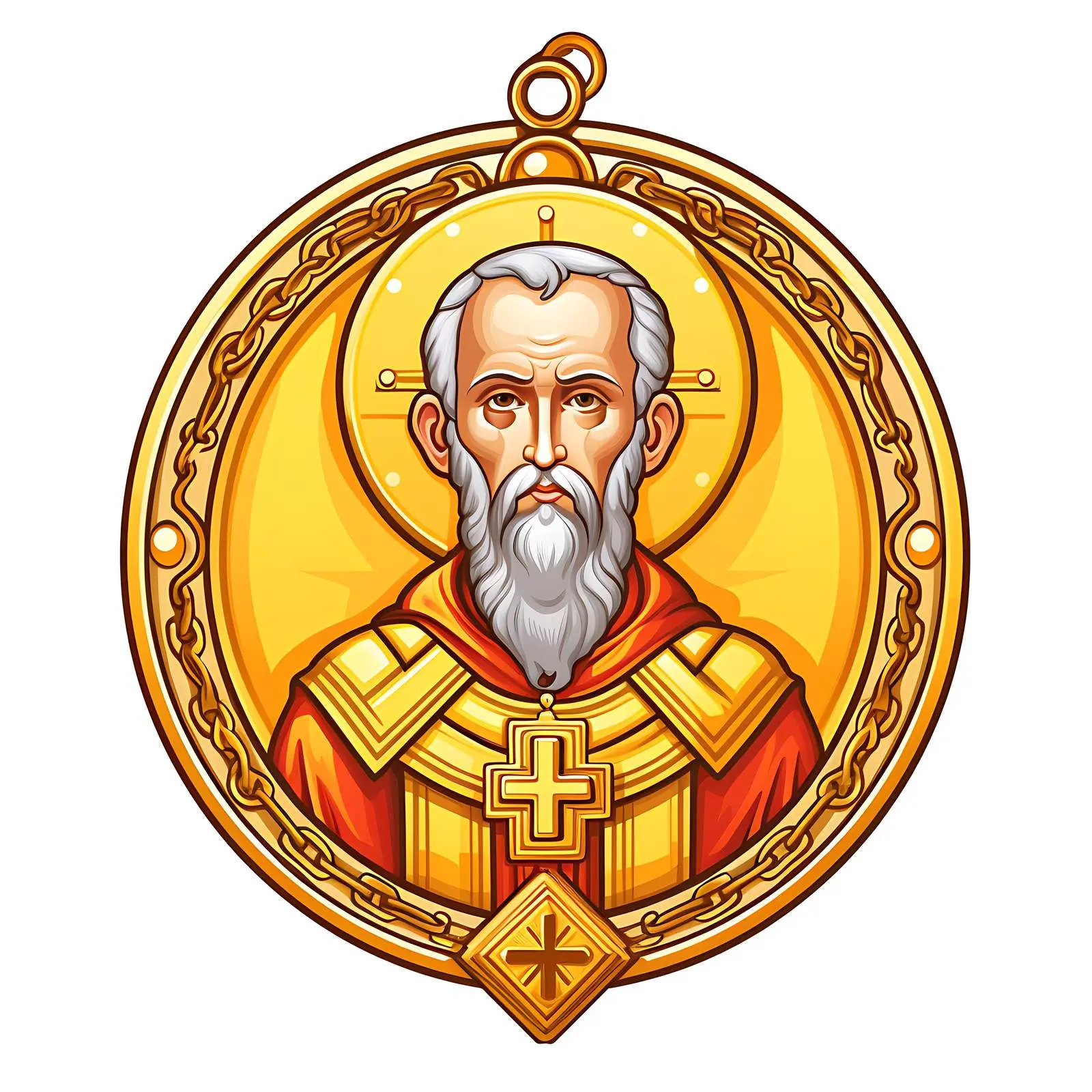Traditional Image of Saint Nicholas of Myra — free download from Dotvec