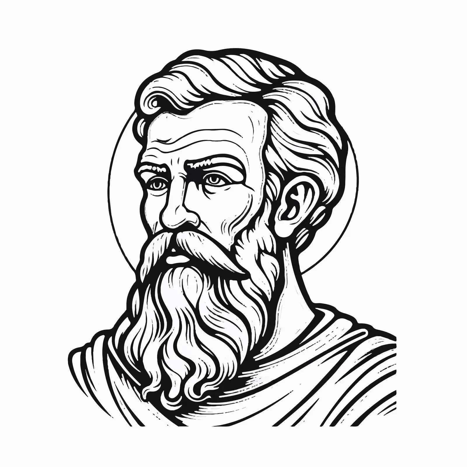 Vintage Stamp of Saint Paul the Apostle — free download from Dotvec