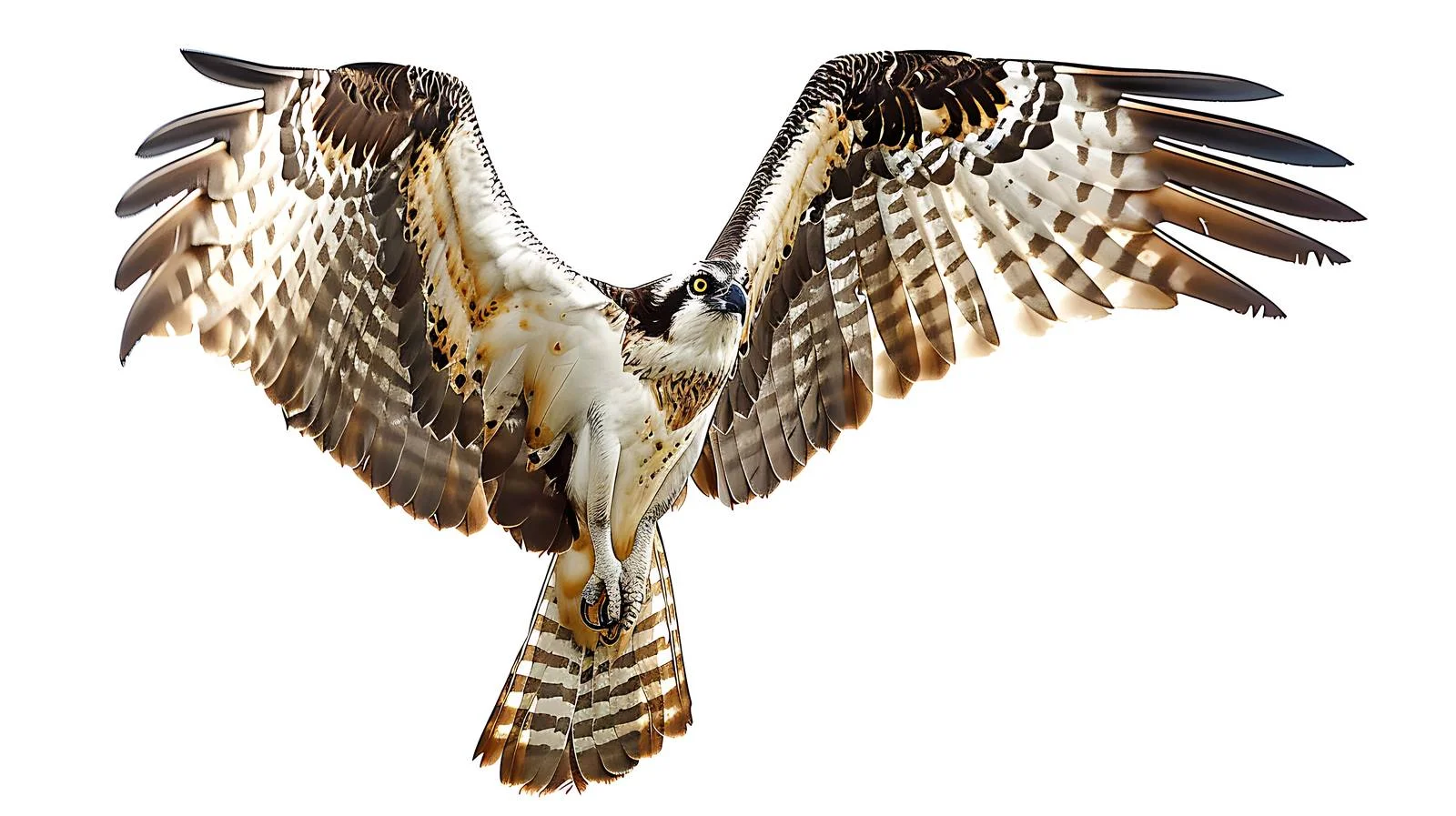 Graceful Osprey Bird on White Background — free download from Dotvec