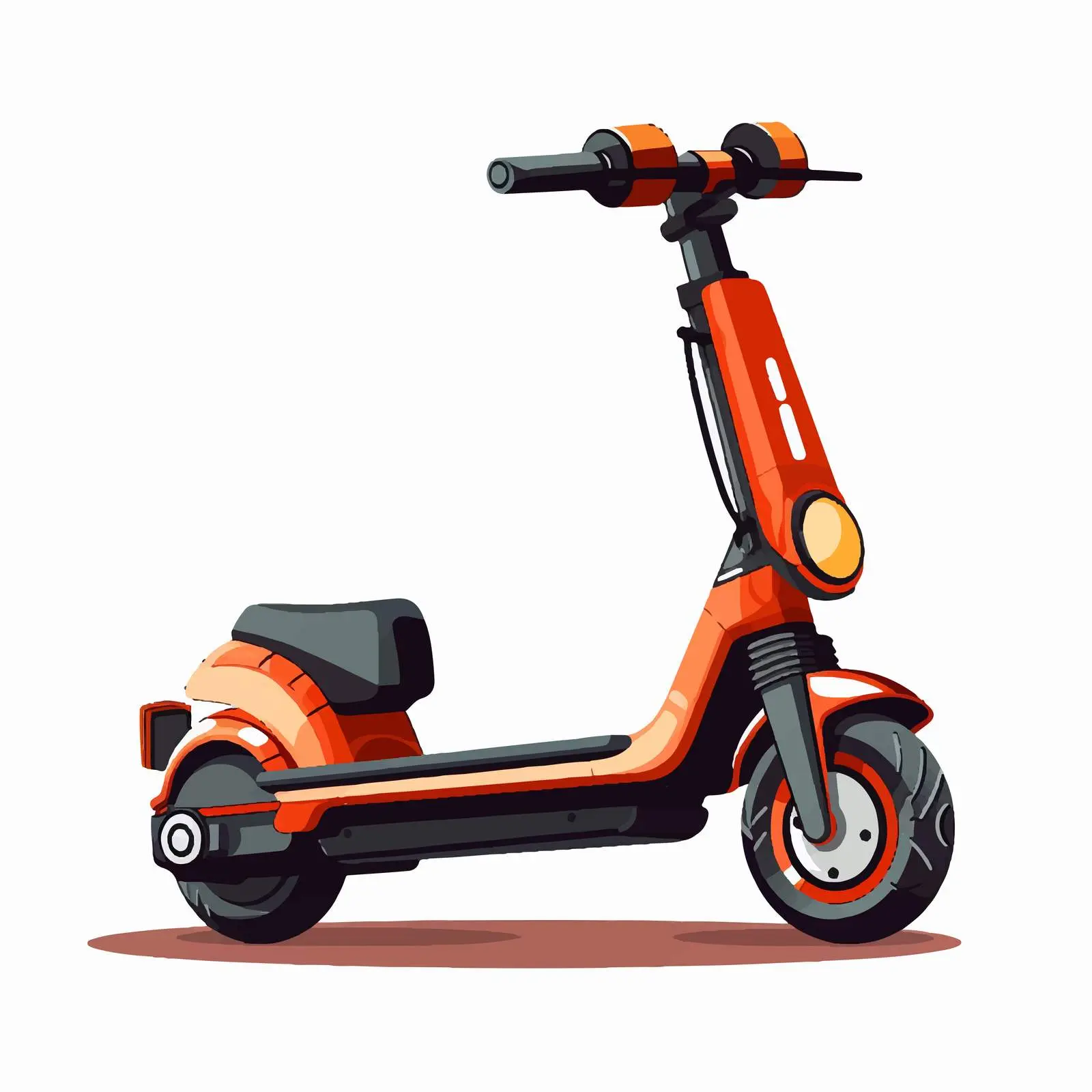 Stylish Vector Illustration of Otoped Scooter — free download from Dotvec