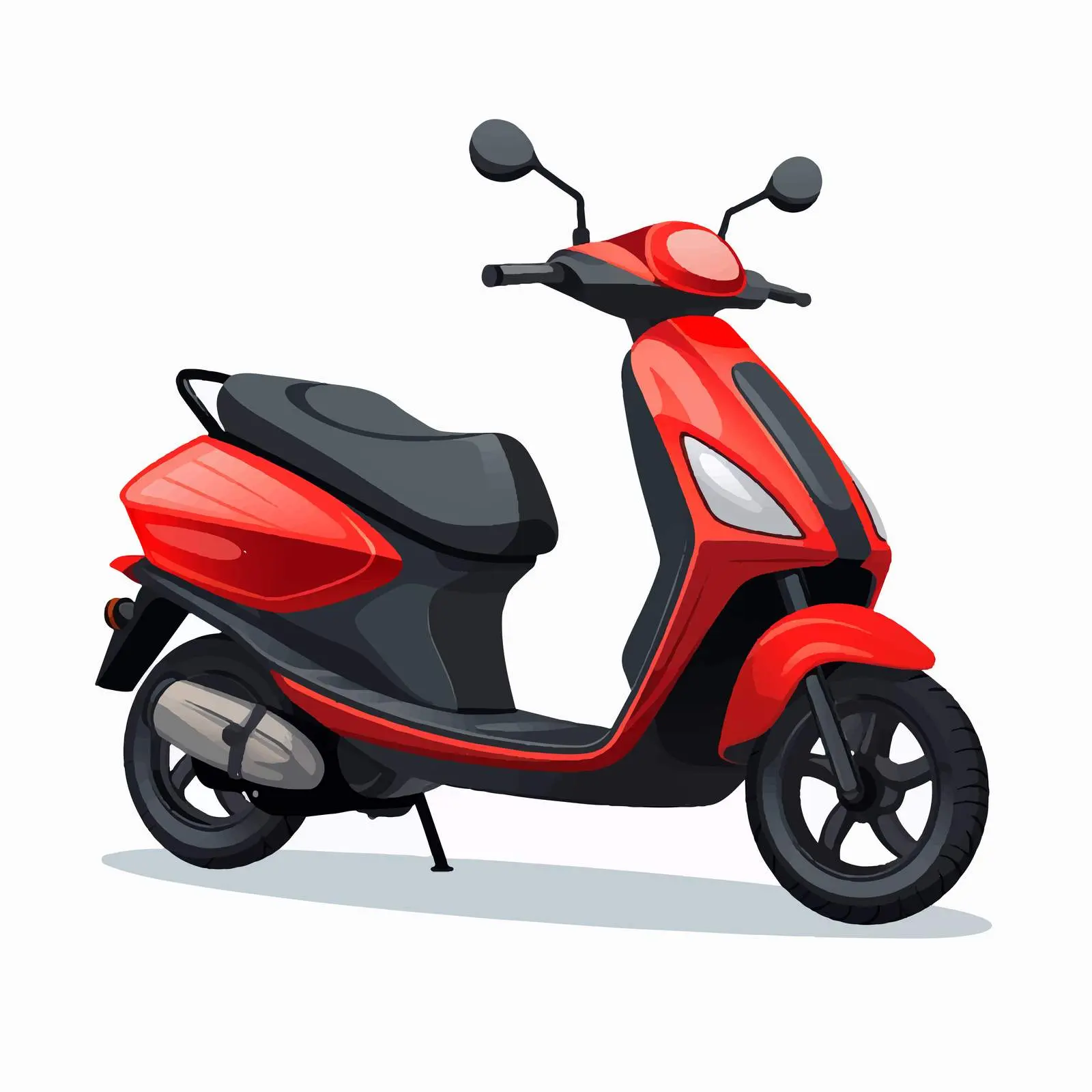 Vector Illustration of an Otoped Scooter — free download from Dotvec