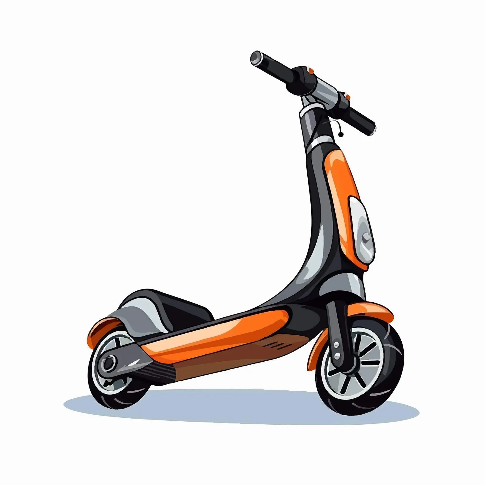 Isolated Vector Illustration of Otoped Scooter – free urban transport image from Dotvec