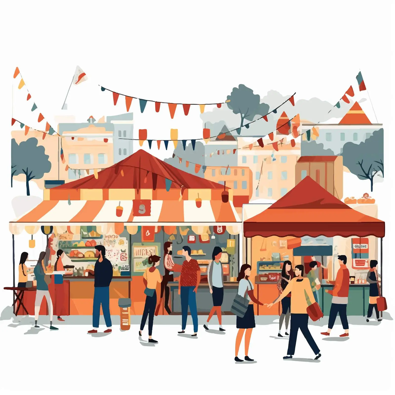 Outdoor Fair Market and Street Food Festival — free download from Dotvec