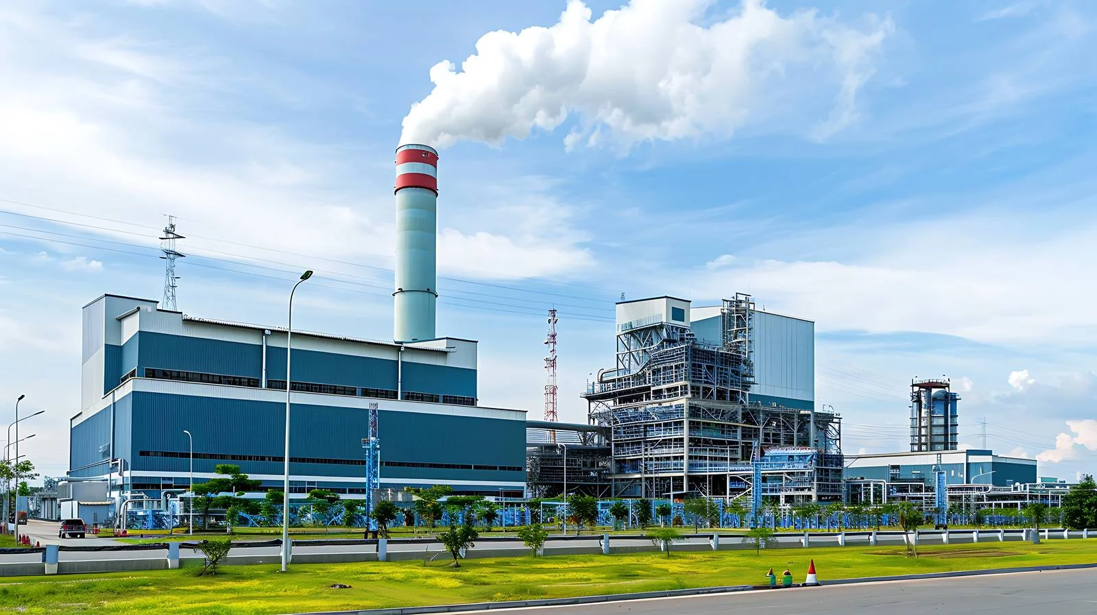 Vietnam Thermal Power Plant Exterior View — free download from Dotvec