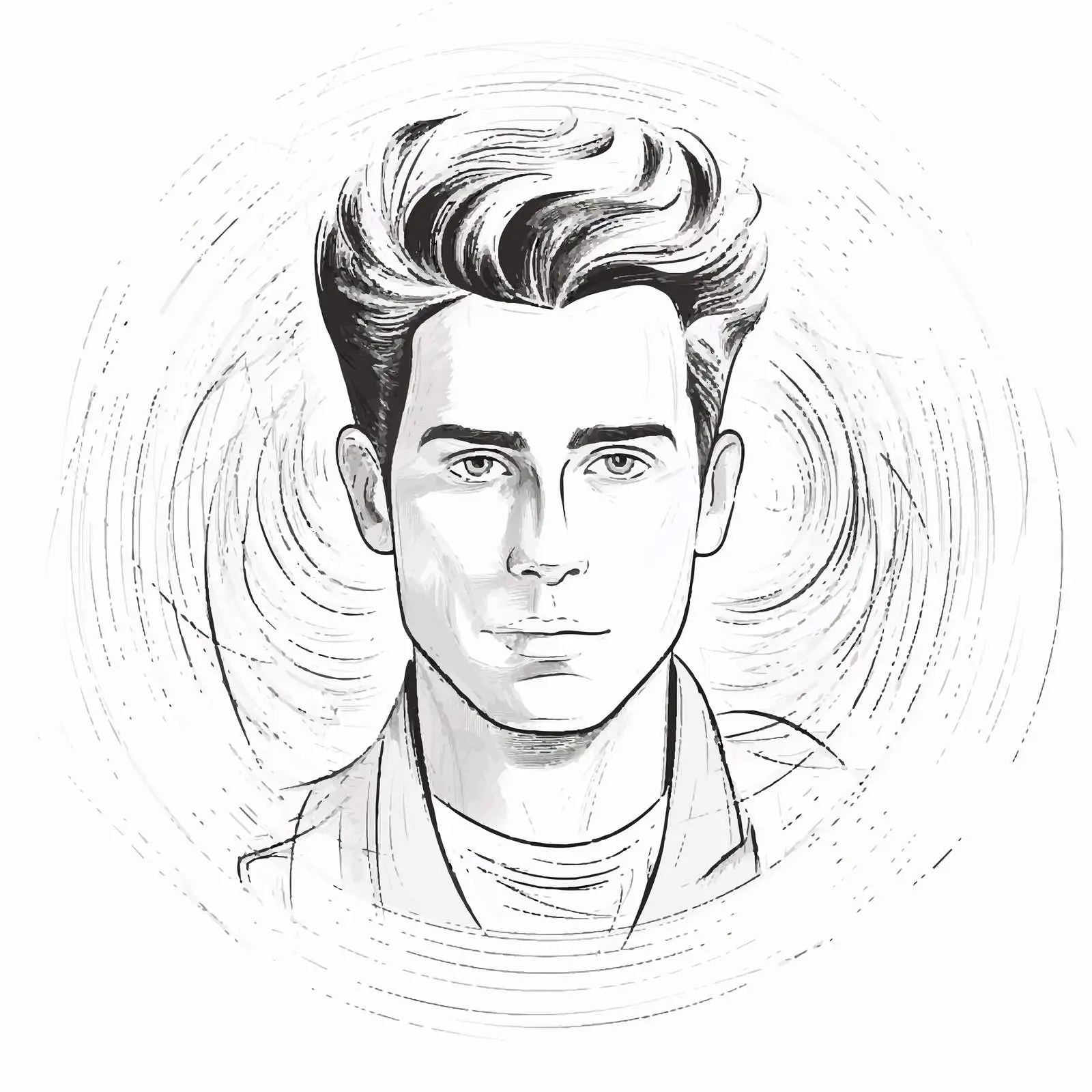 Outline Avatar Icon for Internet Communication — free download from Dotvec