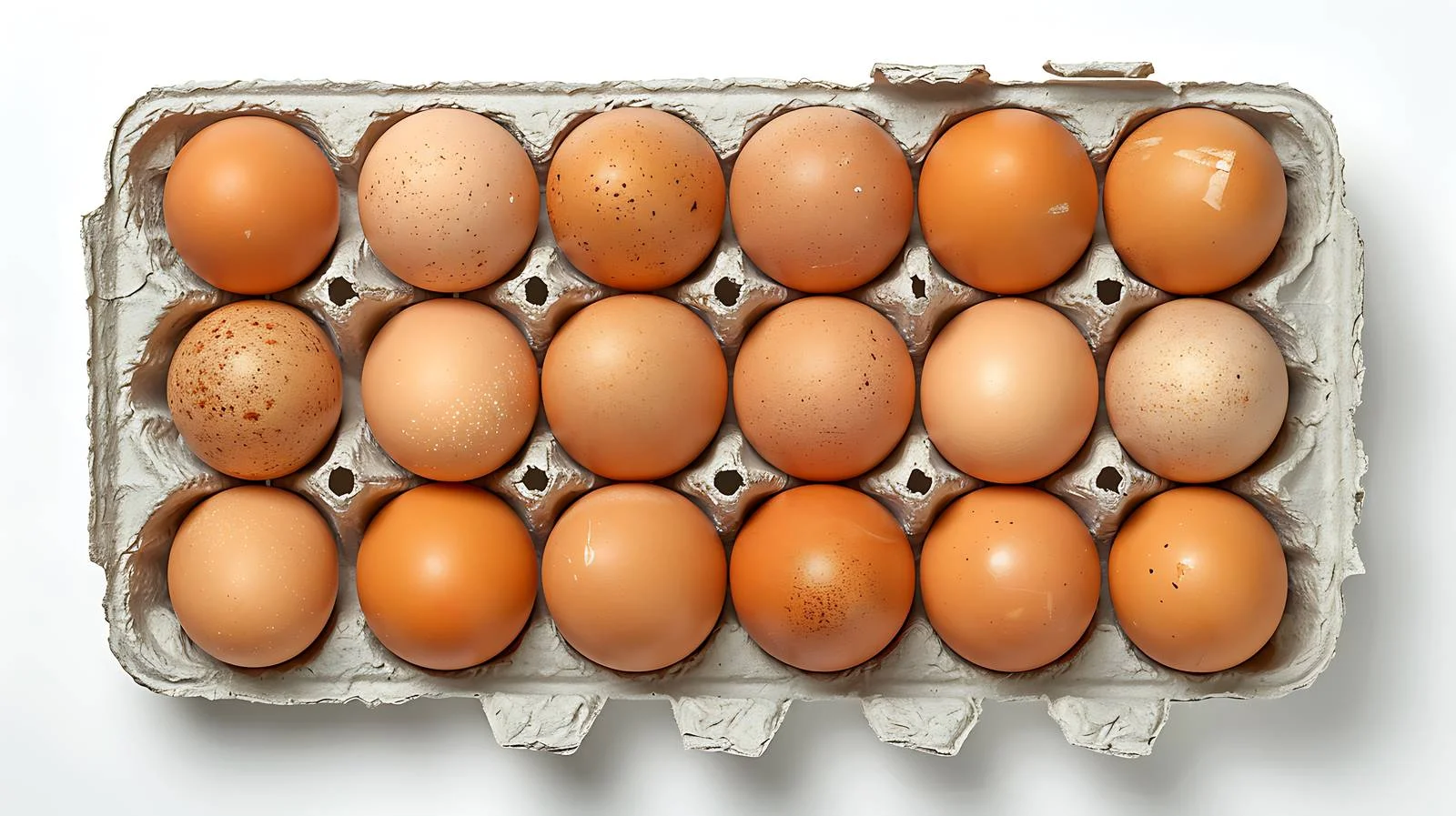 Farm Fresh Free-Range Chicken Eggs Displayed — free download from Dotvec
