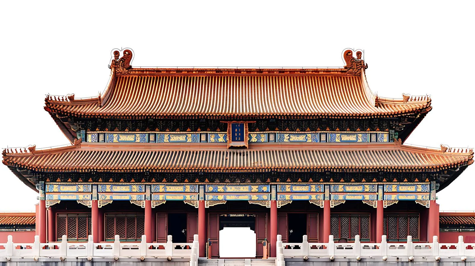 Panoramic View of Shenwu Gate, Forbidden City — free download from Dotvec