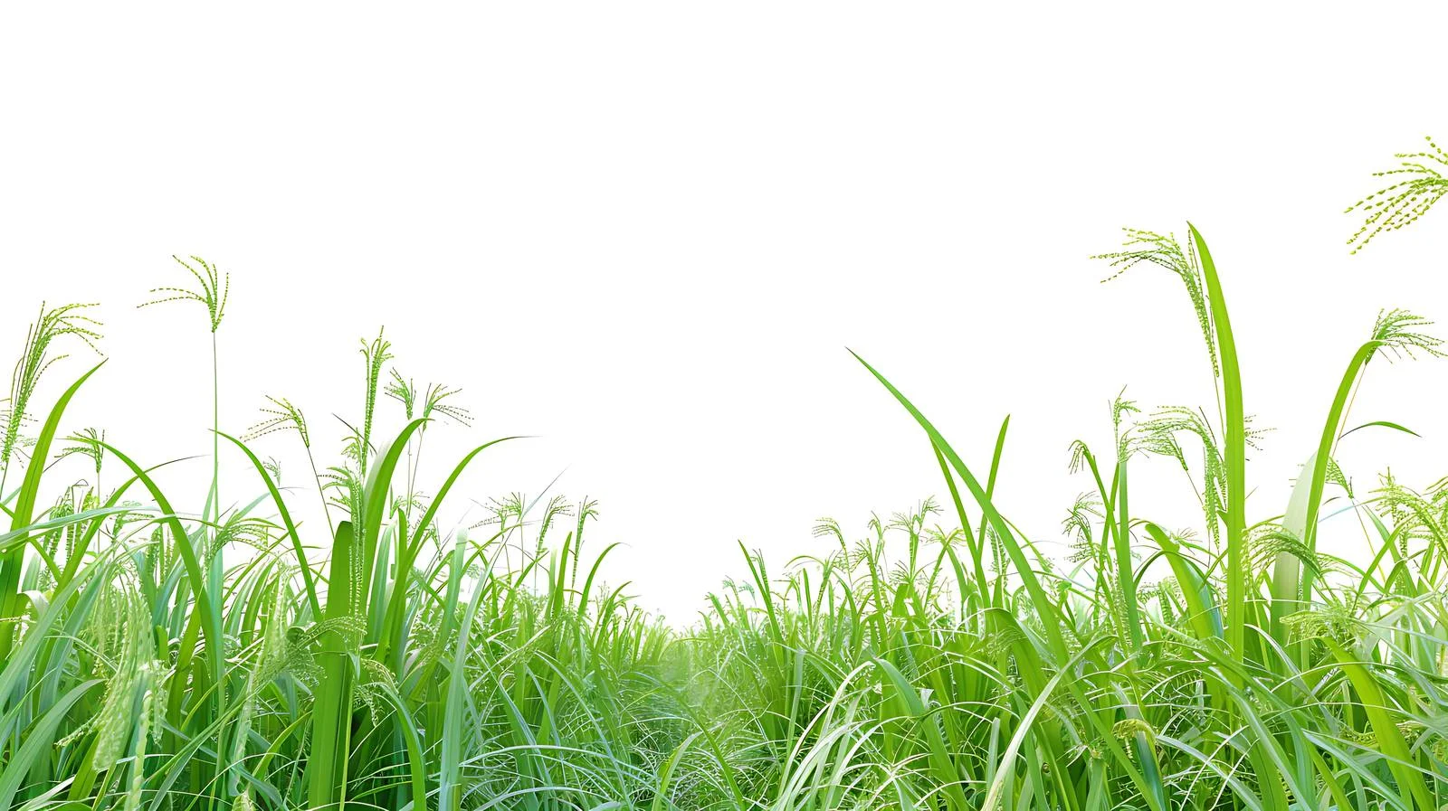 Paddy Field on White Background — free download from Dotvec