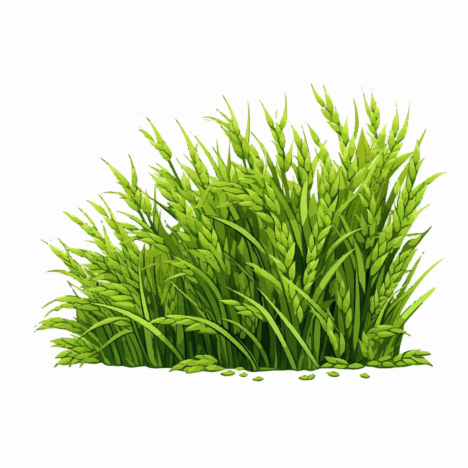 Paddy Line Vector Illustration on White Background — free download from Dotvec