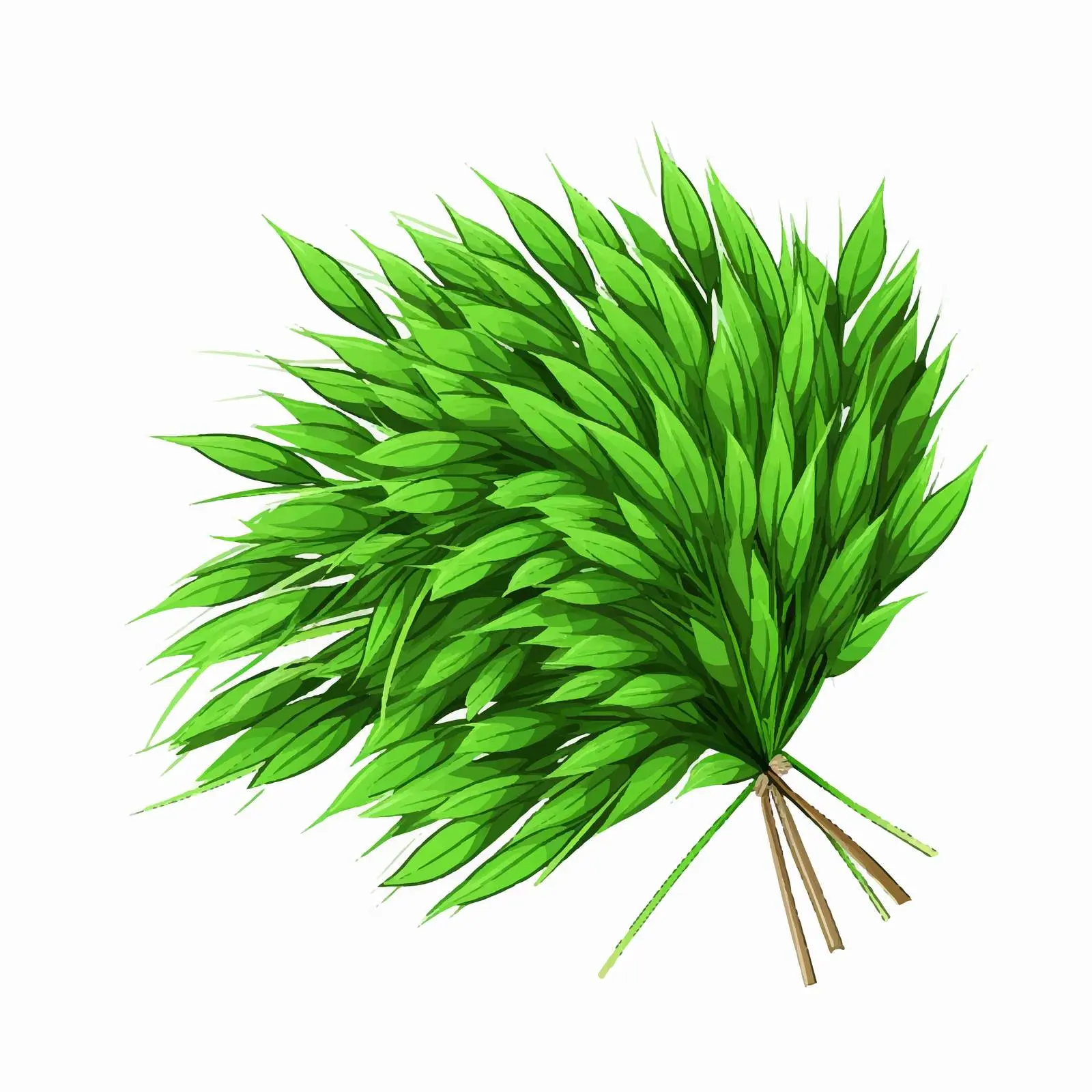 Top View Paddy Vector Illustration on White Background — free download from Dotvec